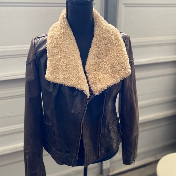 Laundry by Shelli Segal leather jacket - Picture 1 of 7